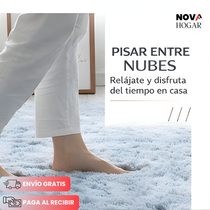 2x1 CloudOval™ Alfombra Esponjosa para Pie de Cama