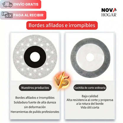 2x1 BladeEdge™ Disco Poroso para Corte Cerámico de 4"