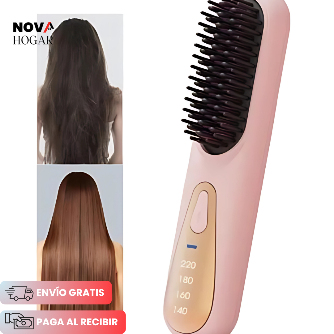 LissOn™ Cepillo Alisador Portátil Recargable