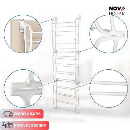 StepsDoor™ Zapatero Organizador Colgante para Puerta