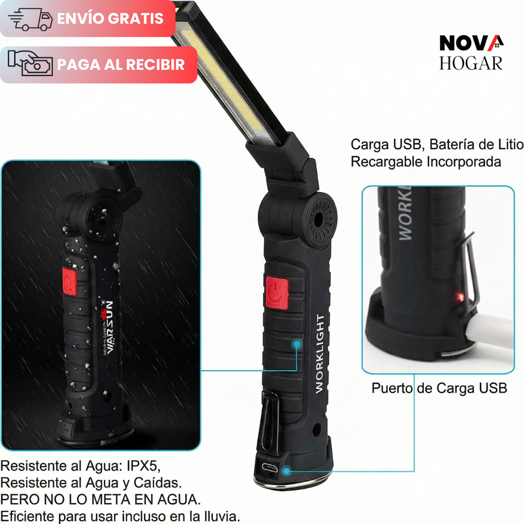 NovaTorch™ Linterna Magnética 360° Multiusos