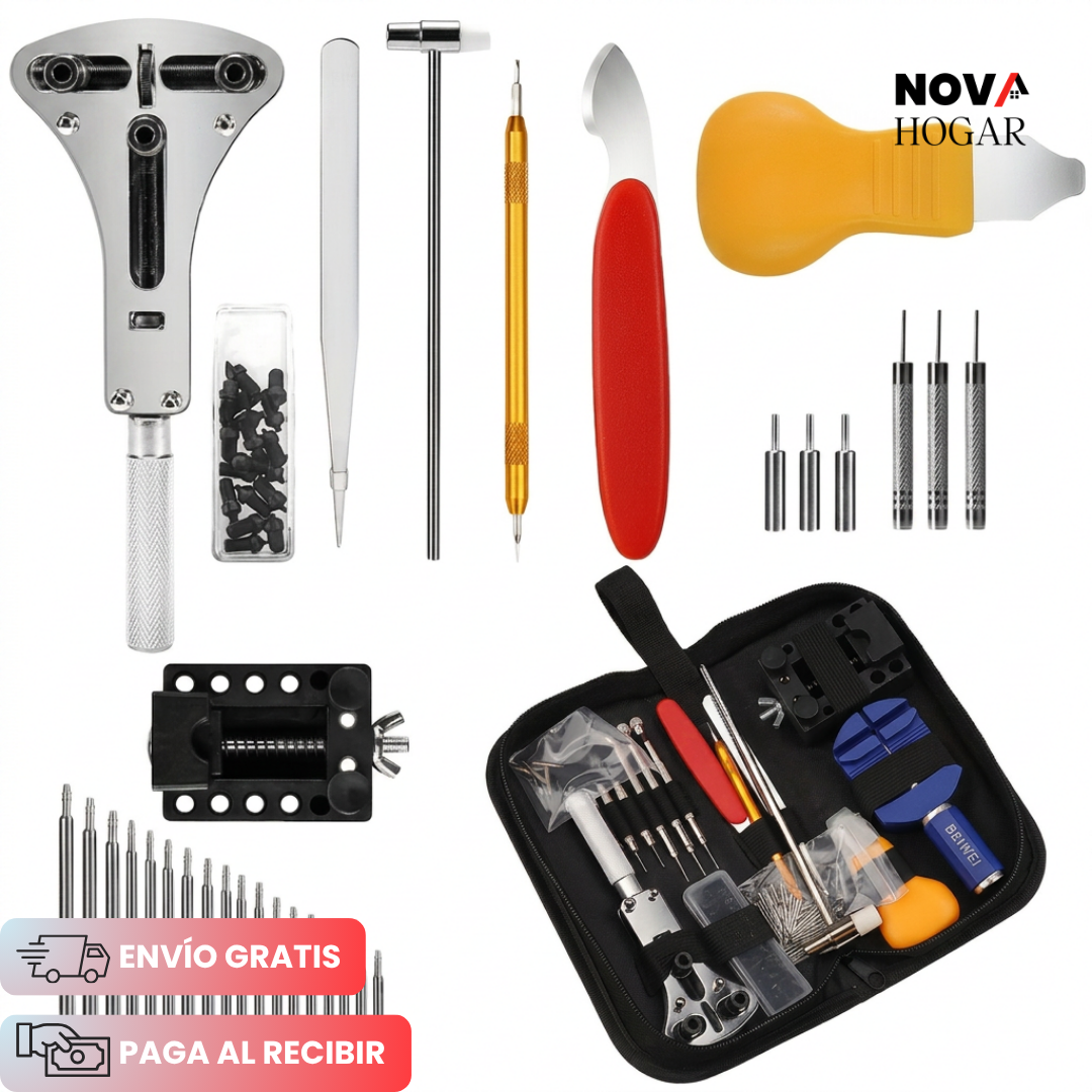FixItWatch™ Set Profesional de 72 Piezas para Reparar Relojes