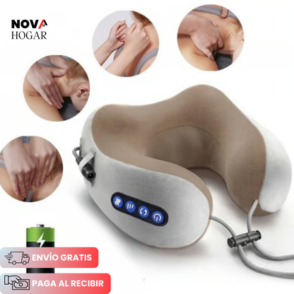 RelaxNeck™ Cojín de Masajes Recargable para Alivio del Dolor