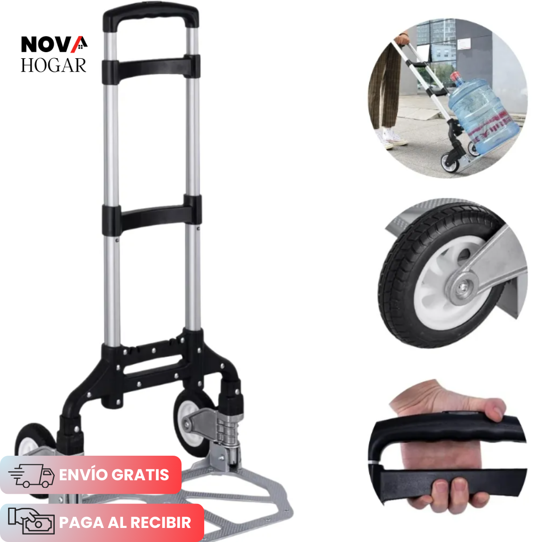 GripHauler™ Carretilla Plegable Ultra Resistente