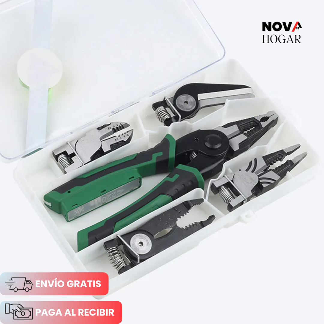 VoltGuard™ Alicate 6 En 1 Con Probador Integrado