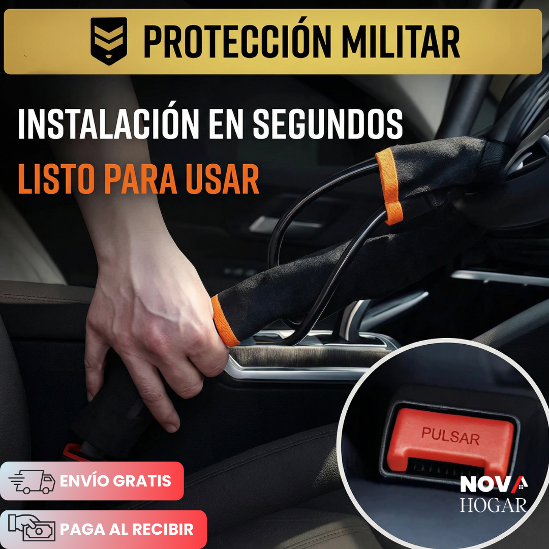 SafeSteer™ Candado De Seguridad Para Volante