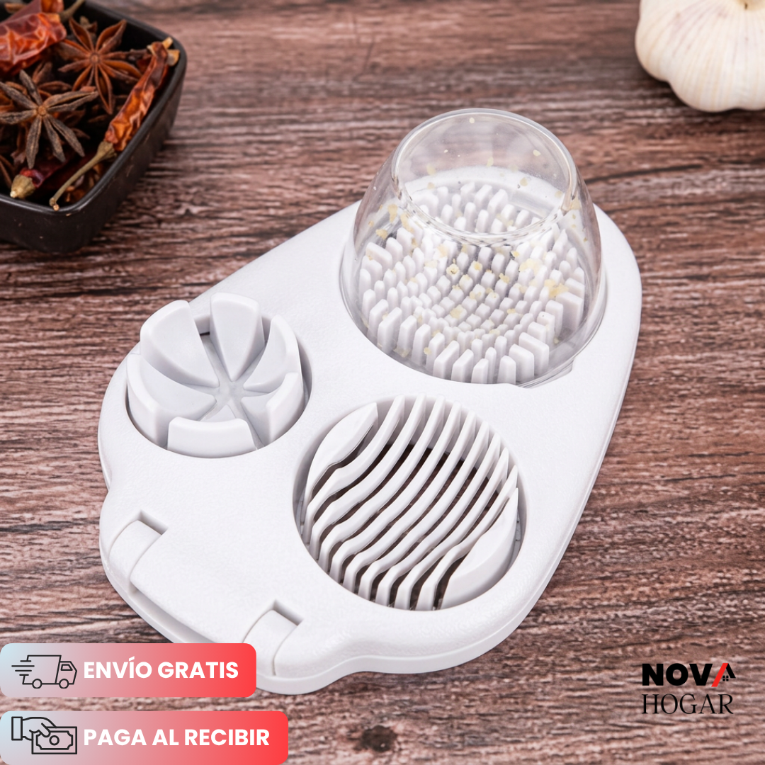PerfectSlice™ Cortador Rápido para Huevos y Ensaladas