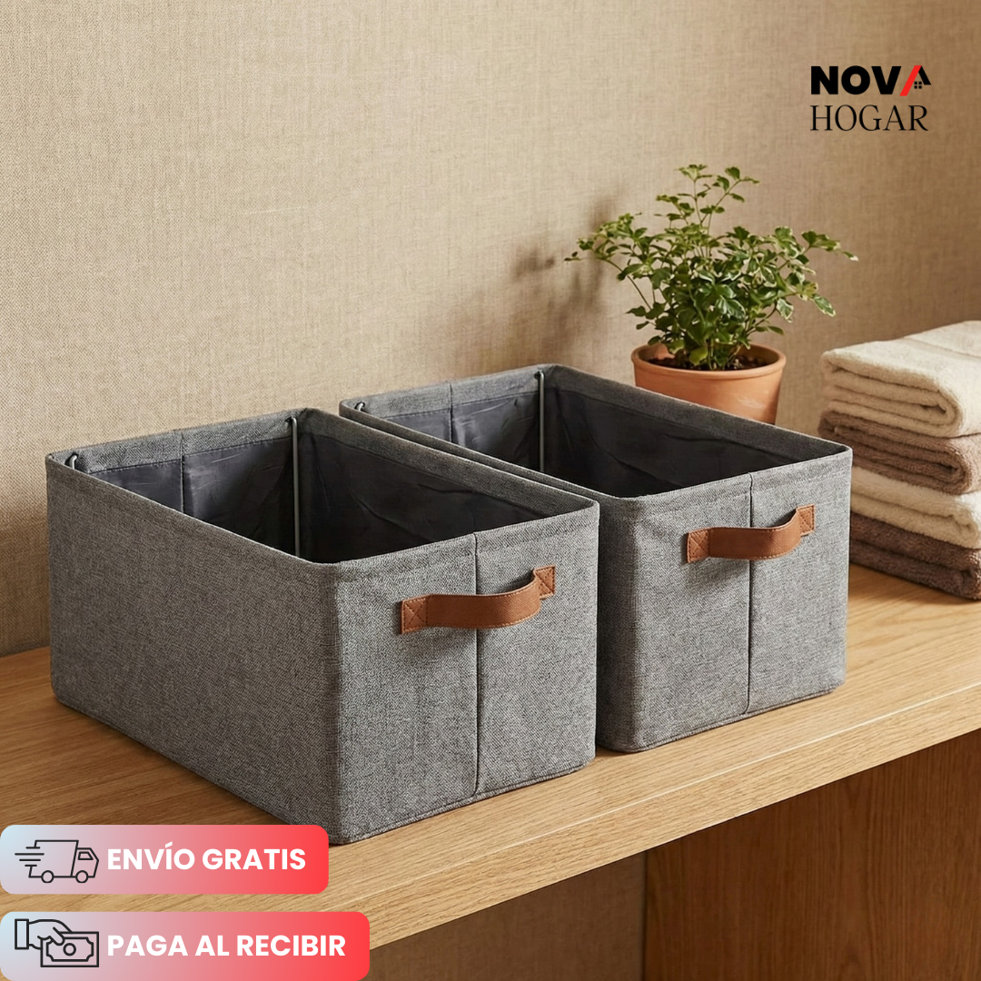 2x1 FoldMaster™ Caja Organizador Plegable Reforzada