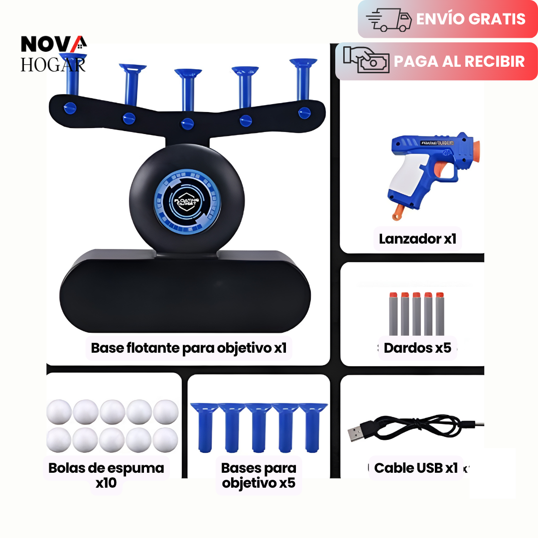 BlastOrbit™ Juego de Puntería Flotante para la Familia