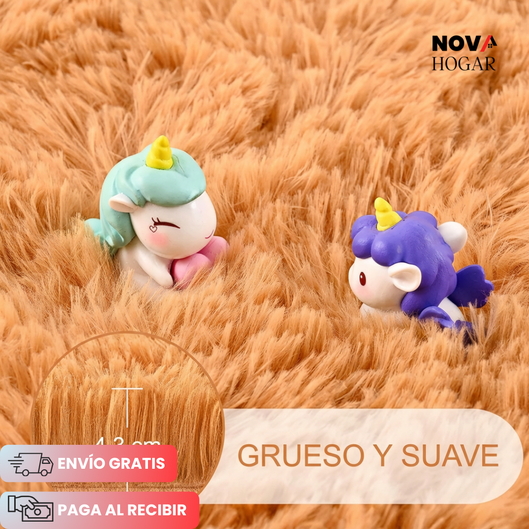 2x1 CloudOval™ Alfombra Esponjosa para Pie de Cama
