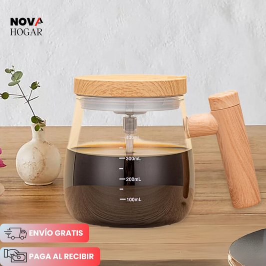 CafeFusion™ Taza Eléctrica con Mezclador Automática para tus Bebidas