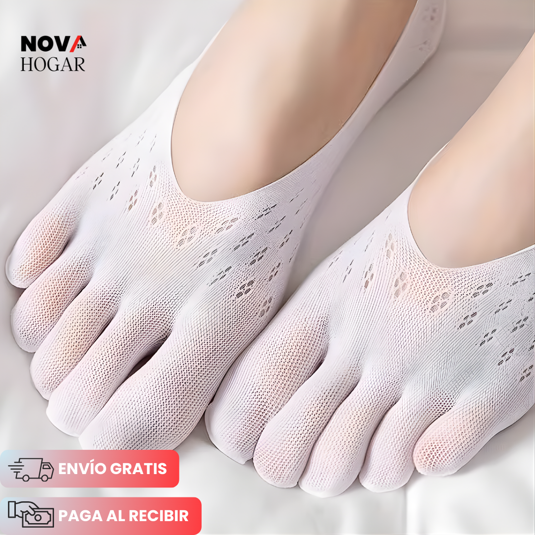 Set x5 ToeSoothe™ Calcetines Ortopédicos de Alivio para Juanetes