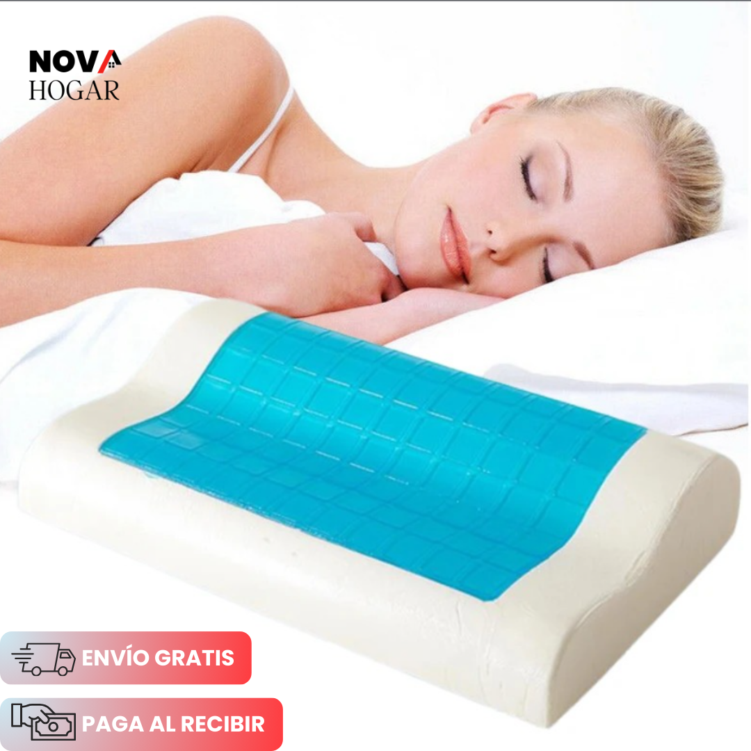 ContourPillow™ Almohada Ortopédica Certificada con Gel Refrescante