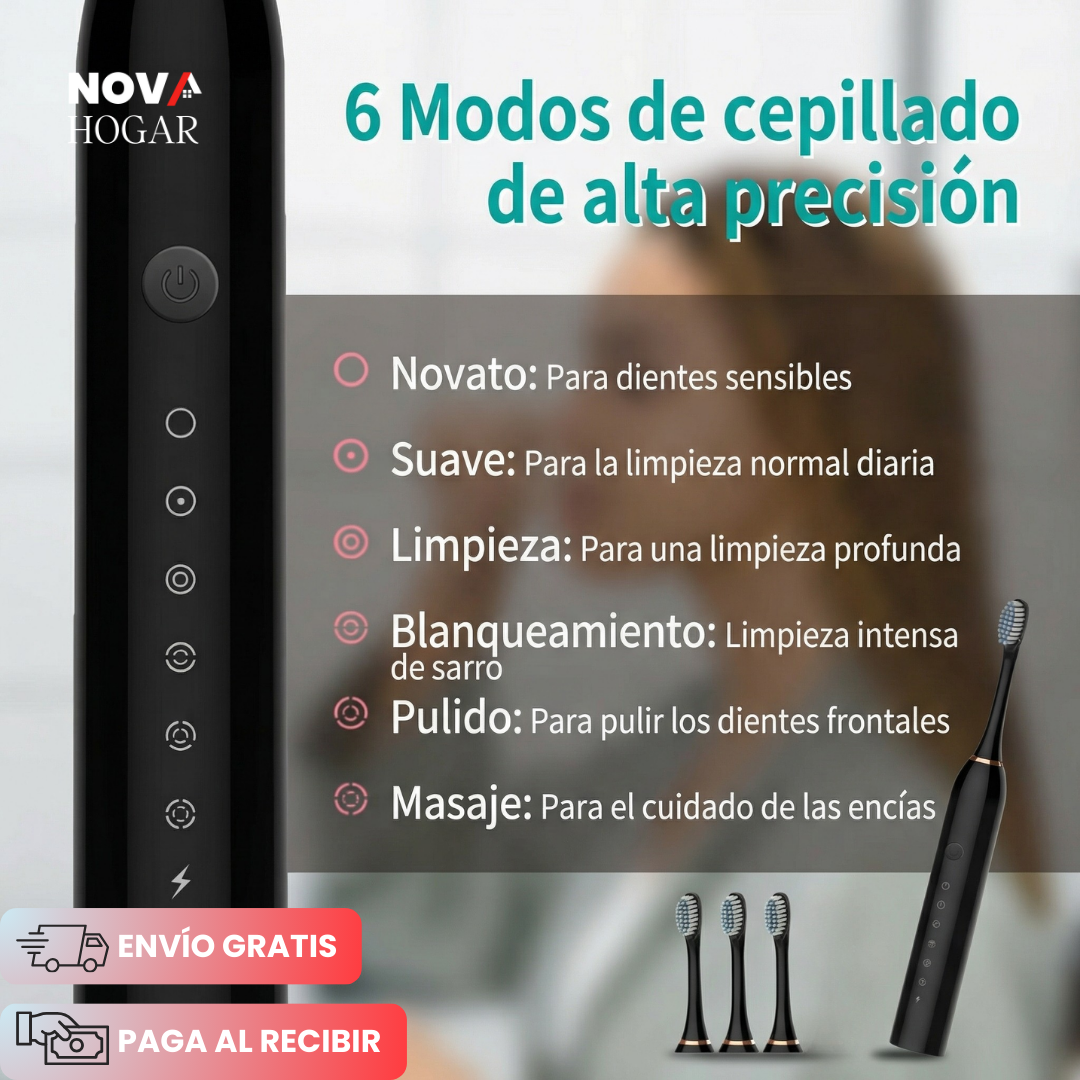 SensitiveSmile™ Cepillo Eléctrico para Encías Sensibles
