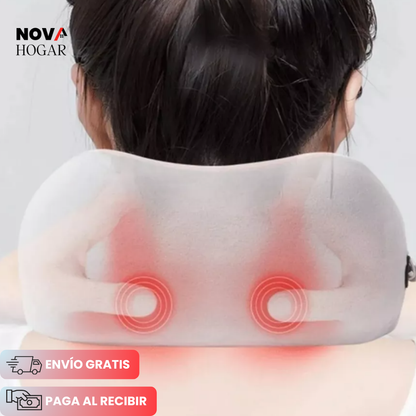 RelaxNeck™ Cojín de Masajes Recargable para Alivio del Dolor