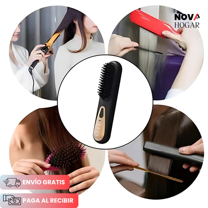 LissOn™ Cepillo Alisador Portátil Recargable