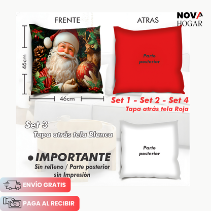 JoyPillow™ Set de Fundas Navideñas Para Cojines