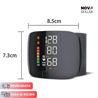PulseTrack™ Tensiómetro de Muñeca Recargable