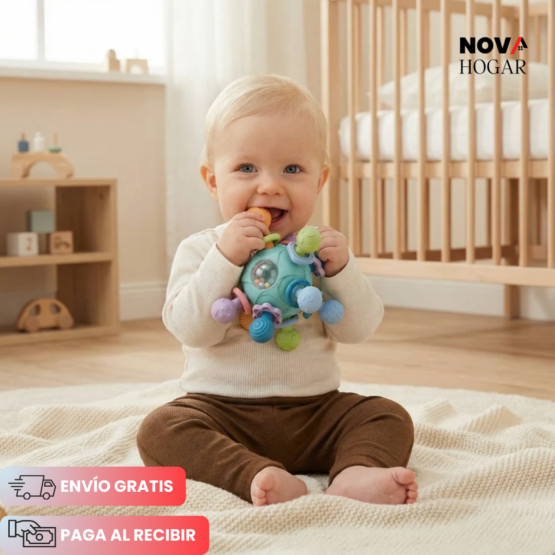 SensGlee™ Mordedor y Sonajero Sensorial Infantil