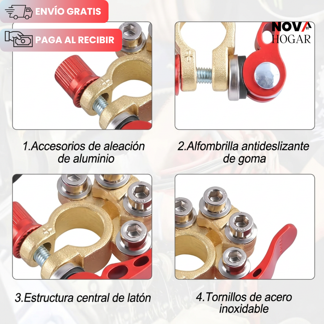 EasyVolt™ Terminal De Batería Multiconexión para Carro