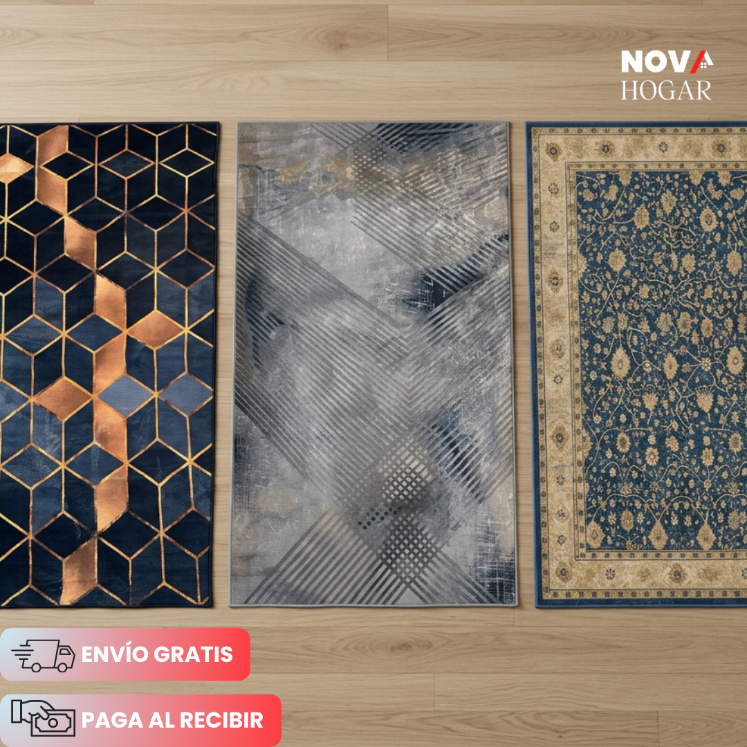 SoftLiving™ Alfombra Premium Moderna de 1.5x2m