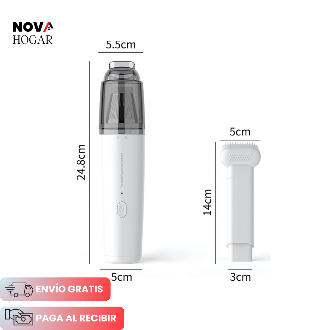 CleanJet™ Mini Aspiradora Portátil y Recargable