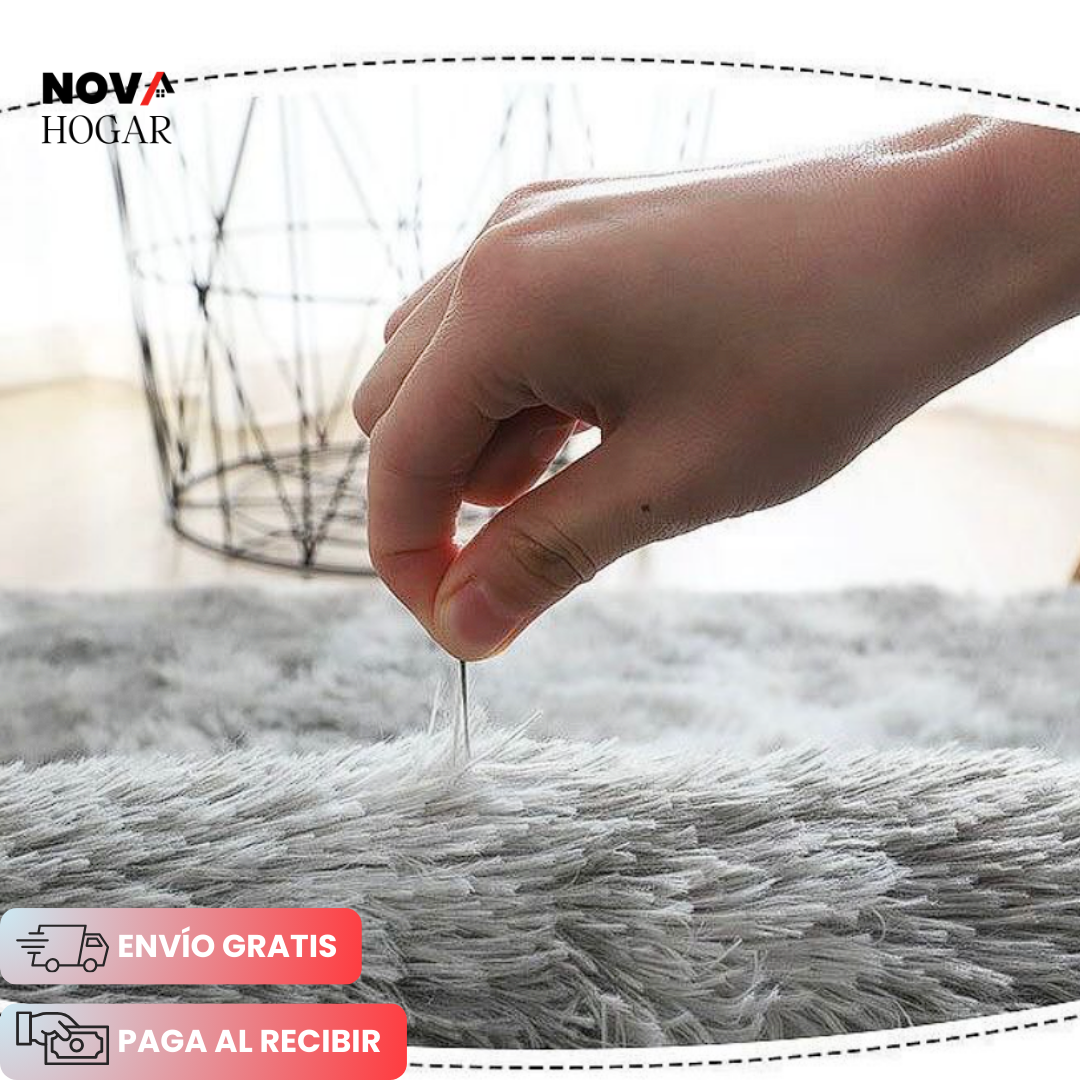 2x1 CloudOval™ Alfombra Esponjosa para Pie de Cama