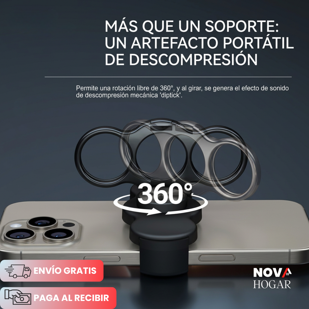 TrioHold™ Soporte Magnético de Celular Triple Anillo