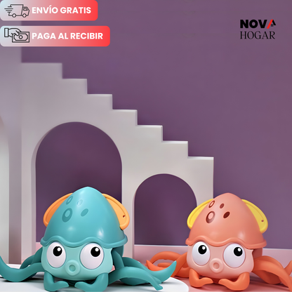 SquidZoom™ Calamar Luminoso Musical Interactivo