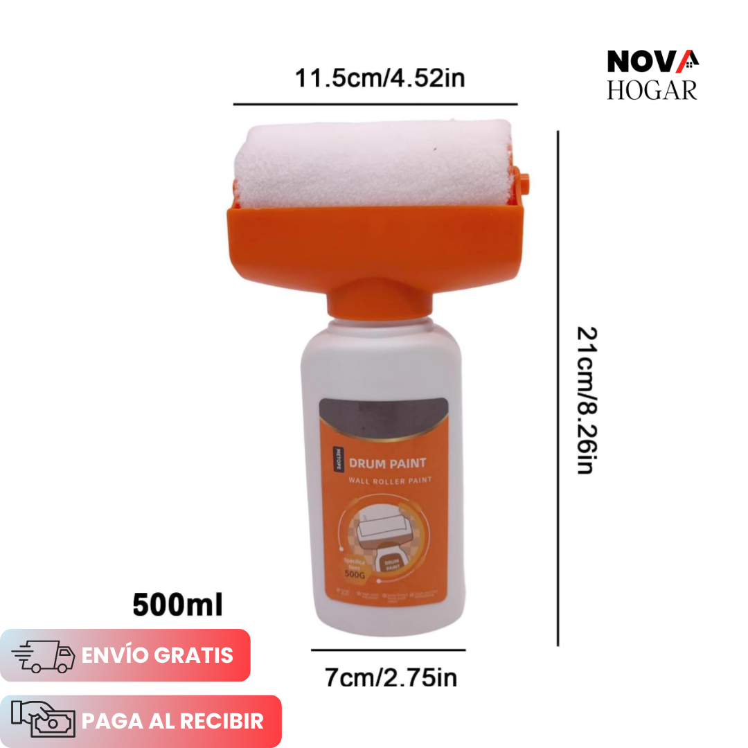 PaintFix™ Rodillo Portátil para Reparación Rápida de Pintura