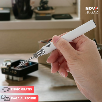 SolderFree™ Cautín Inalámbrico Recargable USB + Estaño de Regalo