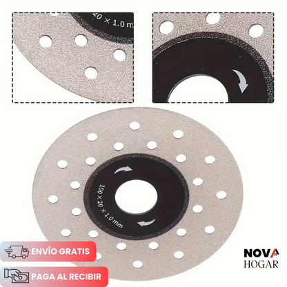 2x1 BladeEdge™ Disco Poroso para Corte Cerámico de 4"
