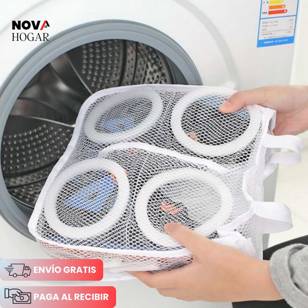 2x1 WashSneak™ Bolsa Protectora para Lavar Calzado