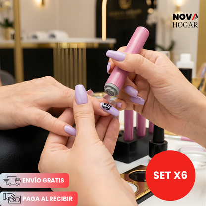 ProNailStamp™ Set x6 Sellos Para Manicura Profesional en Casa