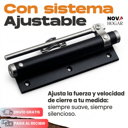 EasyClose™ Cierrapuertas Automático de Fácil Montaje