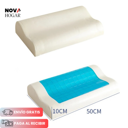 ContourPillow™ Almohada Ortopédica Certificada con Gel Refrescante