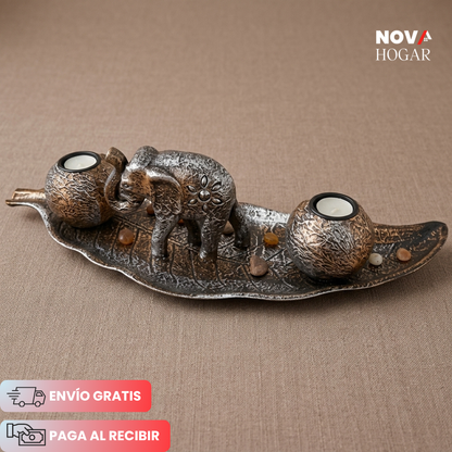 LuckySpirit™ Centro de Mesa Elefante de Buena Suerte