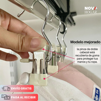 SlimGrip™ Pack x20 Perchero Invisible para Closet