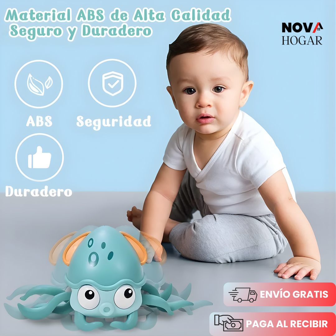 SquidZoom™ Calamar Luminoso Musical Interactivo