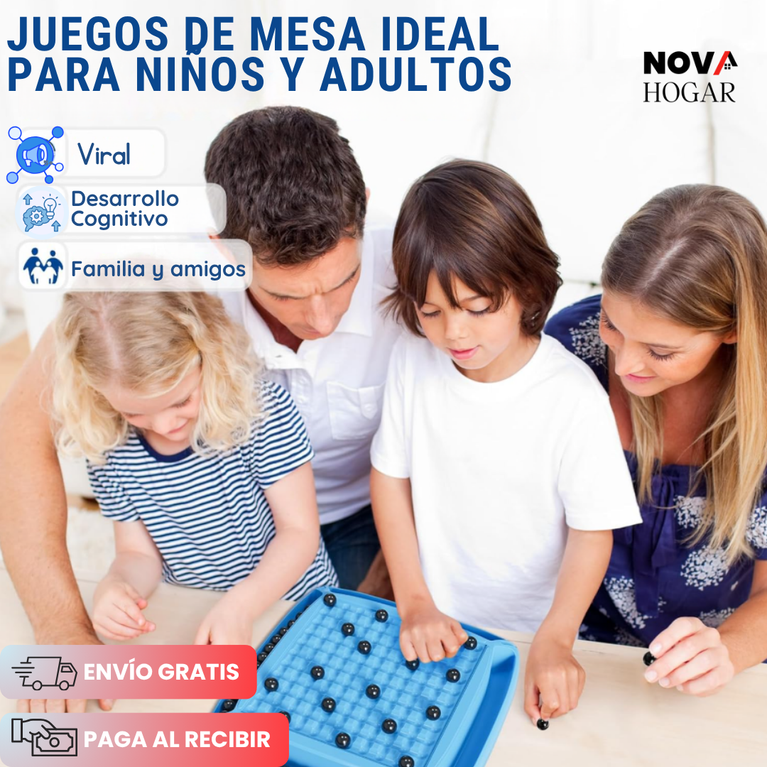 MagnaChess™ Juego de Estrategia Magnético Familiar