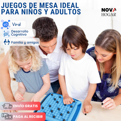 MagnaChess™ Juego de Estrategia Magnético Familiar