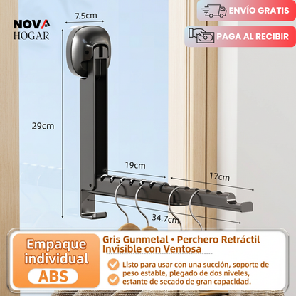 3x1 SlimHang™ Tendedero Plegable de Pared