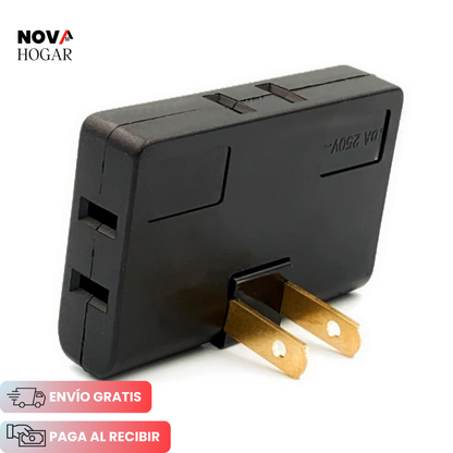 2x1 FlexiPlug™ Multi-Toma Giratoria 3 en 1