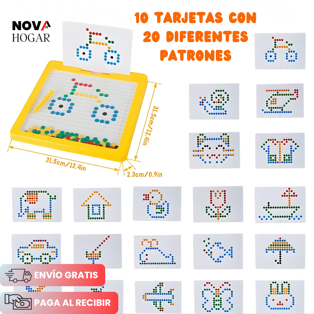 PixelPop™ Pizarra de Dibujo Magnético