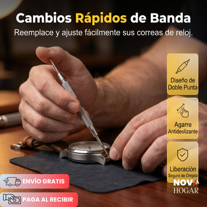 FixItWatch™ Set Profesional de 72 Piezas para Reparar Relojes