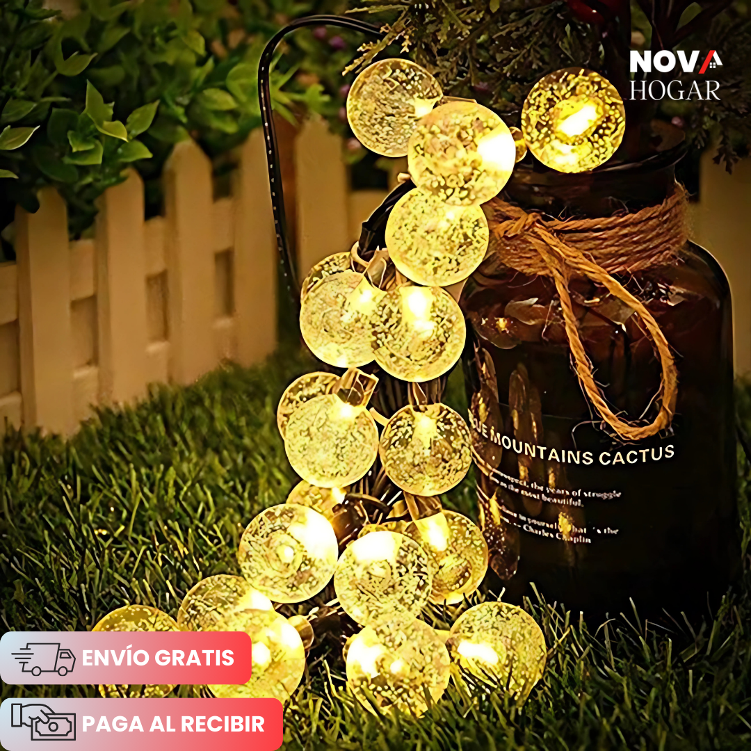 BubbleLights™ Esferas Solares (7.5 Metros)