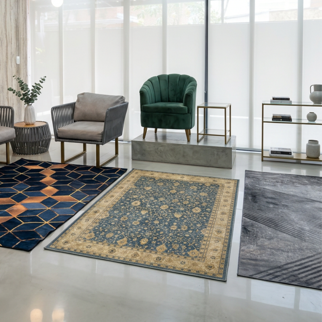 SoftLiving™ Alfombra Premium Moderna de 1.5x2m