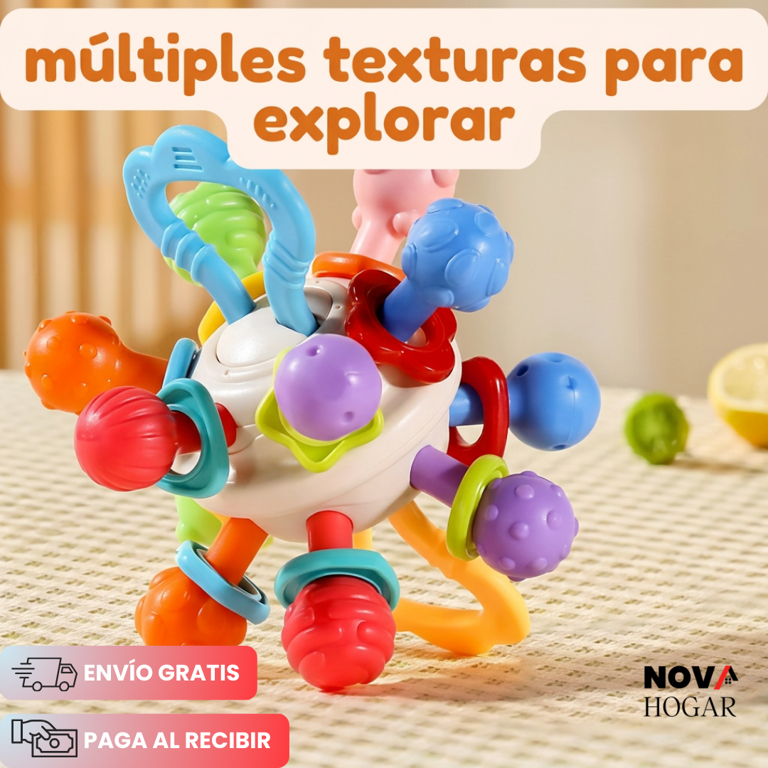 SensGlee™ Mordedor y Sonajero Sensorial Infantil