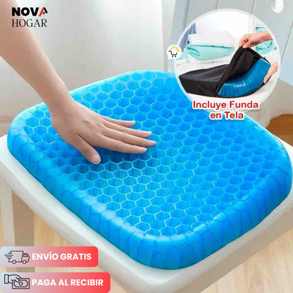 PosturePerfect™ Cojín de Gel Extra-suave + Funda de Regalo