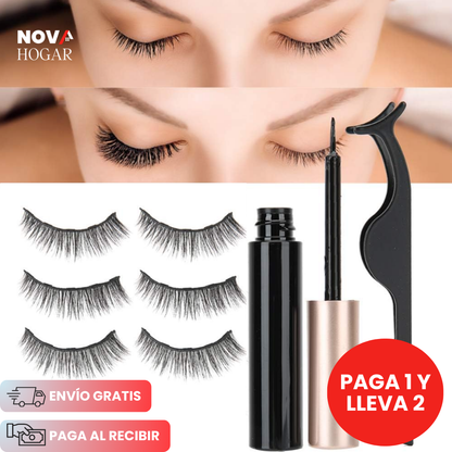 2x1 InstaLash™ Kit de Pestañas Magnéticas Reutilizables